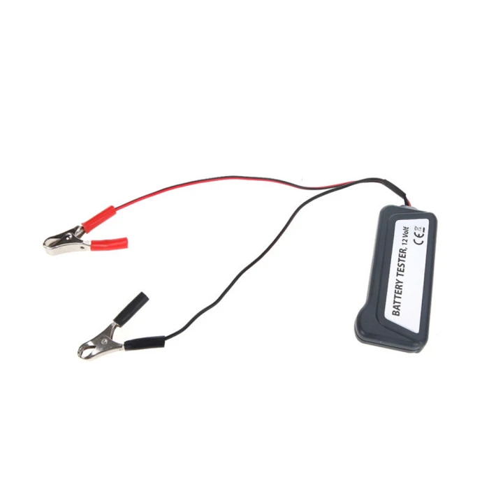 12V Цифровой Батарея Генератор тестер с 6-светодиодный дисплей указывает на состояние диагностический инструмент два зажима