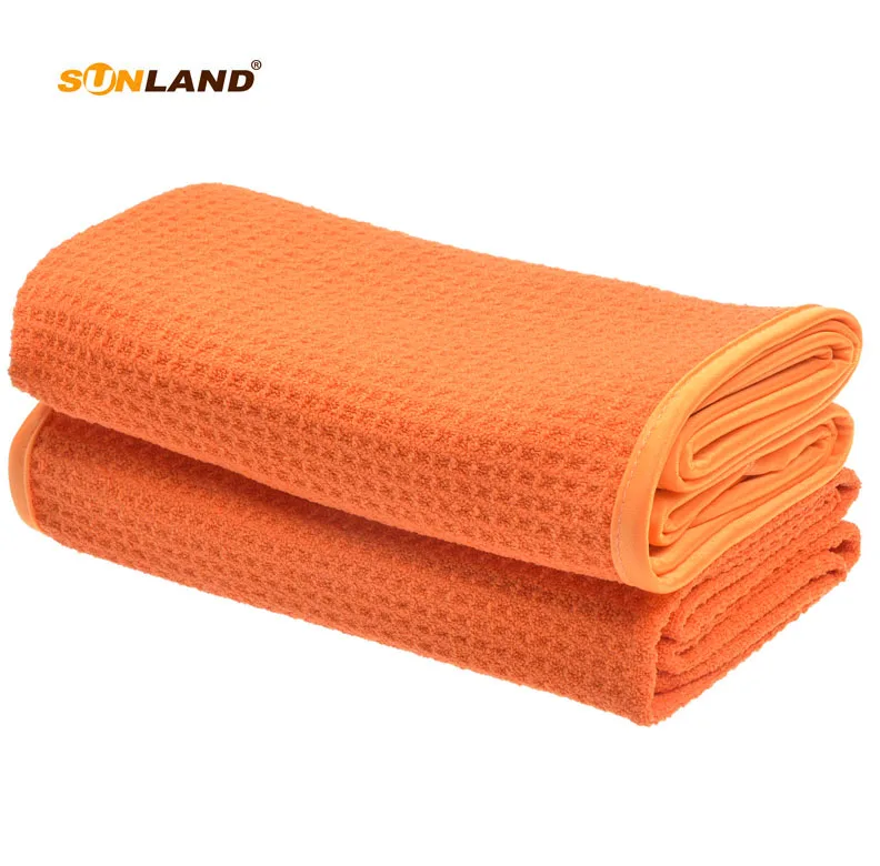 Buy Sunland 2Pcs 70cm X40cm Microfiber Towel Waffle