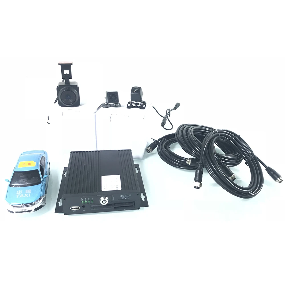  960 P HD audio e video 4-canali SD card locale macchina PAL/NTSC sistema di taxi kit di monitoraggi