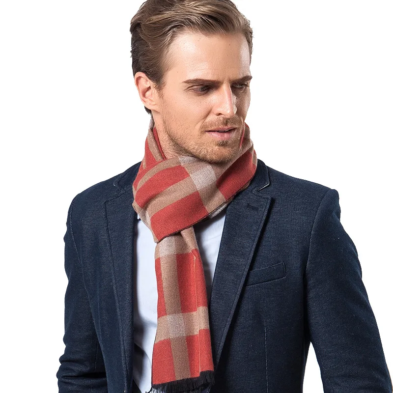 

Autumn and Winter New Middle-aged and Old Business Recreation Bar Lattice scarves