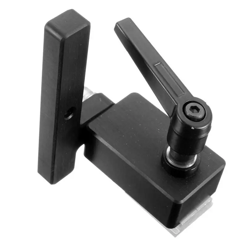 

1PC Miter Track Stop for T-Slot T-Track Wood Working Tool Miter Track Stop DIY Manual(Black)