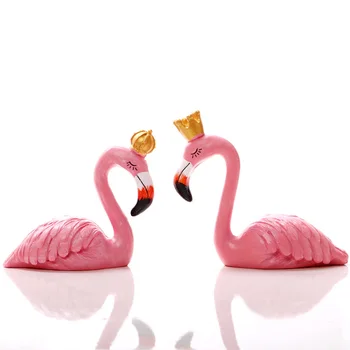 

Ins flamingo decorations mini ornaments cute home home room bedroom crafts creative ideas