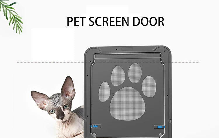 SMARTPET ABS пластиковая дверь для кота котенка безопасности заслонки двери для экрана окна безопасности заслонки ворота для больших и средних собак