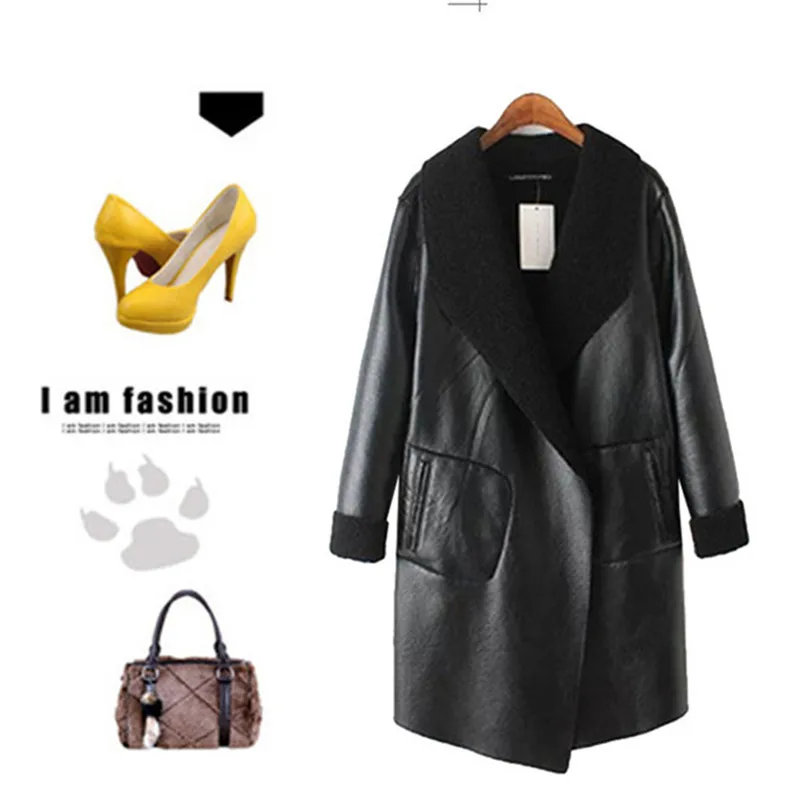 Женская куртка-бомбер, зимняя кожаная модная уличная одежда из искусственной кожи, мотоциклетная куртка-бомбер для женщин