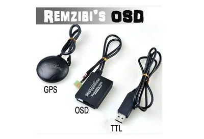 FPV Remzibi OSD+ gps, APM/MWC/ARKBIRD/Rabbit/пиратский кабель TTL модуль