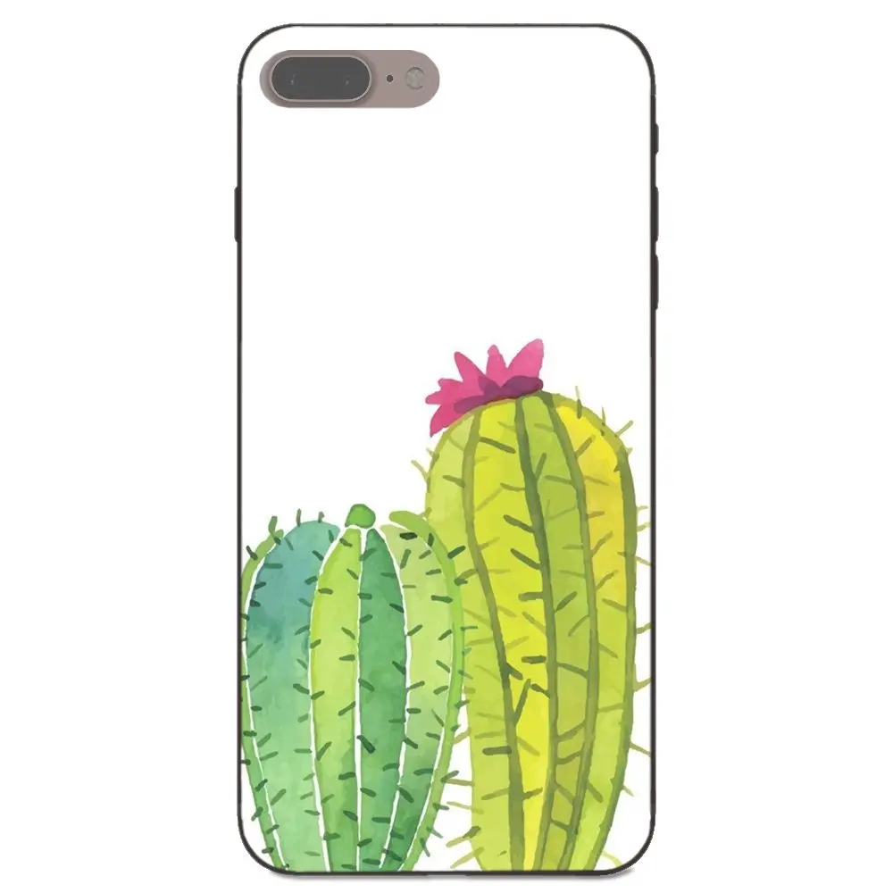 Милый мультяшный рисунок растения кактус для Huawei Y3 Y5 II Y6 Y7 Y9 nova 2 Plus 2S 3i 4 Lite Prime 2017 2018