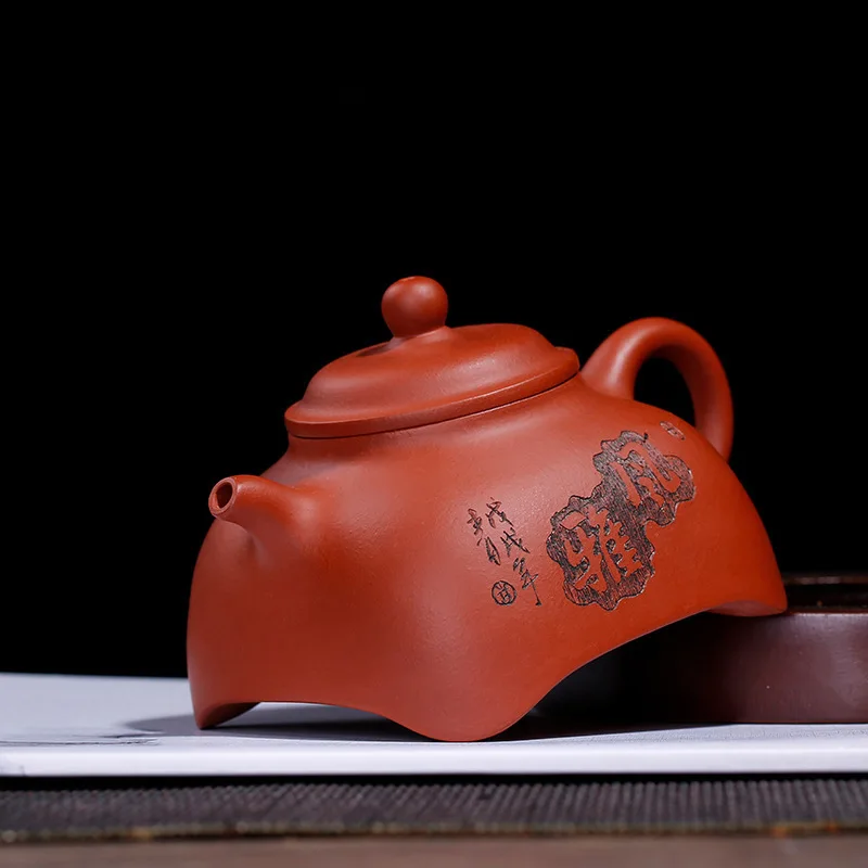 И Teaware Raw Mine Zhuni Arc Алмазный флакон квадратные товары от имени Sifang Guogong Chen Jianming чайник