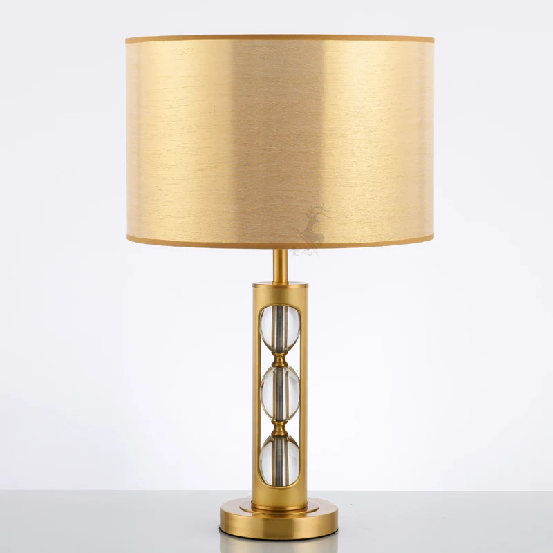Copper Crystal Table Lamp 1