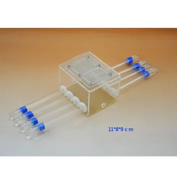 

Acrylic Glass Ant Farm with Feeding Area Ant Nest Ants House Factory Insect 8 Test Tubes Pet Anthill