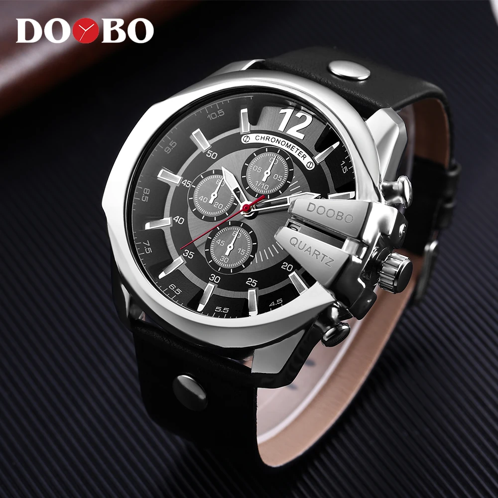 DOOBO модные часы Супермен люксовый бренд часы для мужчин женщин мужские часы Ретро Кварцевые Relogio masculion для подарка D023 - Цвет: White