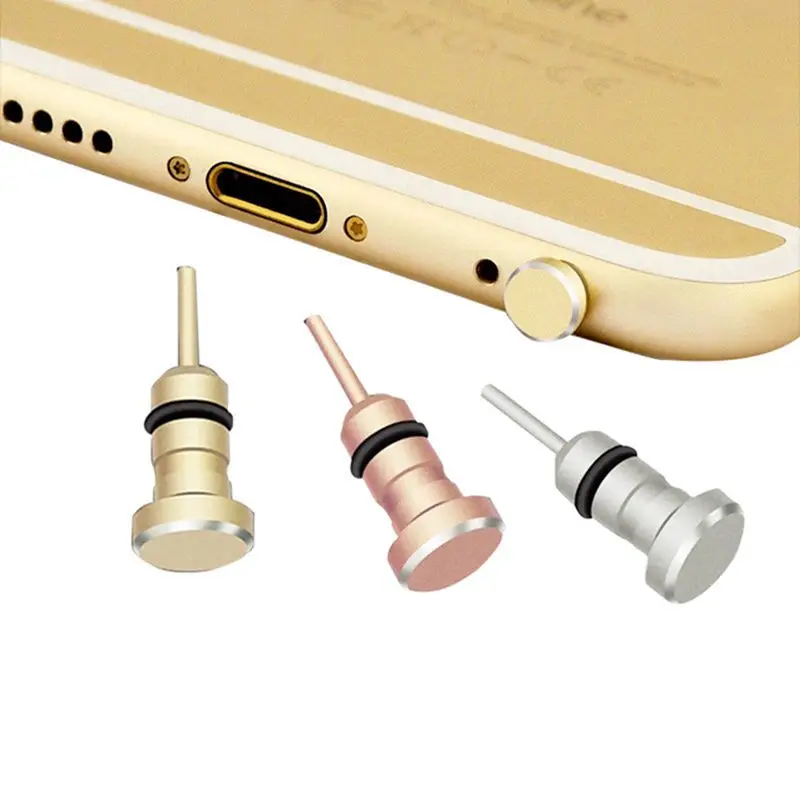

Universal 2-in-1 3.5mm Metal Dust Plug Earphone Port Sim Card Tray Eject Pin Needle For iPhone 7 for Sumsang for HTC for Xiaomi