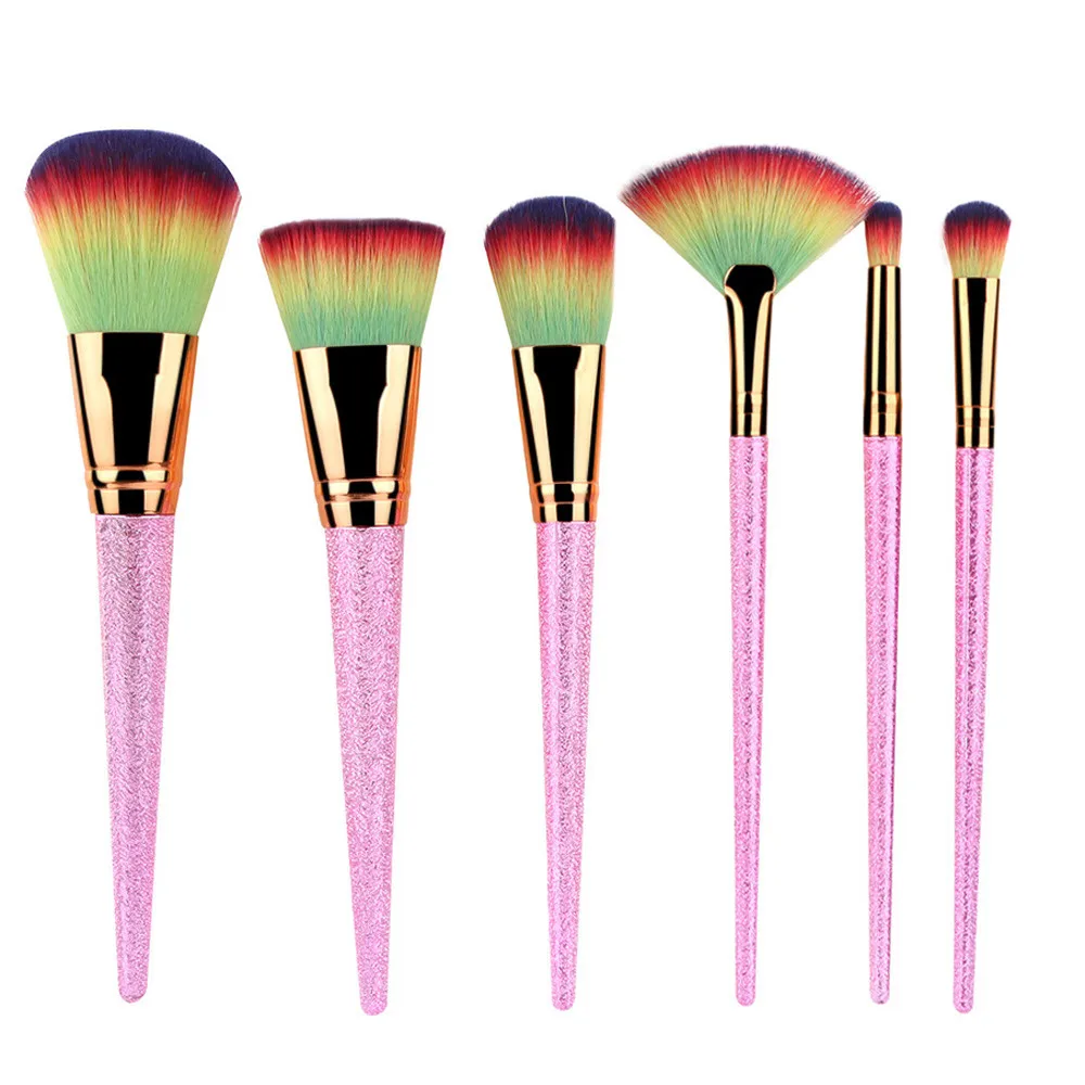 

6 Pcs Makeup Brushes Set Foundation Powder Eyeshadow Eyeliner Lip Brush Tools brochas maquillaje 40*