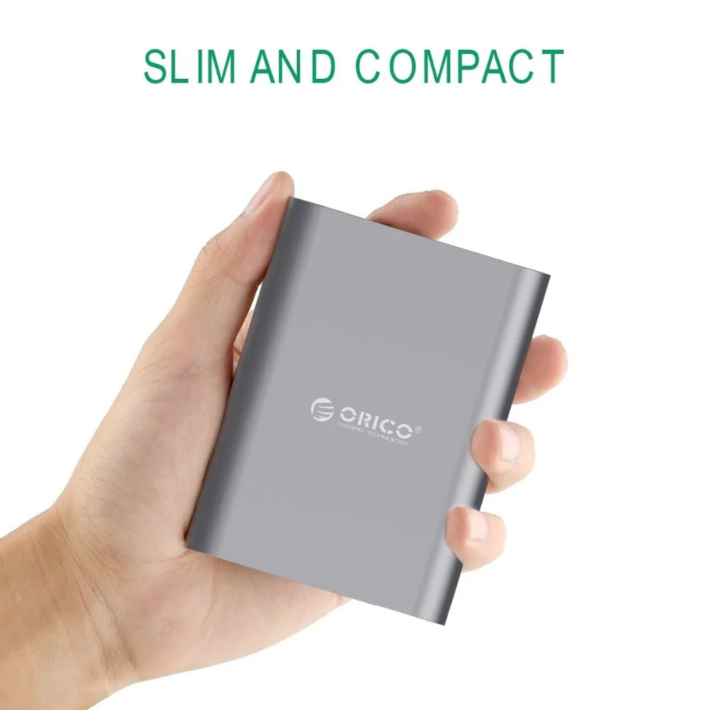 ORICO 10400mA power Bank QC2.0 Быстрая зарядка портативное зарядное устройство для мобильного