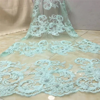 

Tollola Wholesale price beaded french lace fabric stones African lace fabric pretty tulle laces for party /wedding Christmas