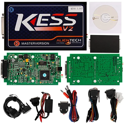 KESS V2 V5.017 SW V2.47/KTAG V7.020 K TAG Manager тюнинговый комплект BDM Рамка ECU чип тюнинговый инструмент программист автомобильный диагностический инструмент - Цвет: kess green pcb