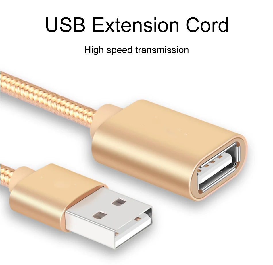 USB 2,0 кабель-удлинитель папа-мама 0,5 м 1 м 2 м 3 м соединительная линия для ПК ноутбук U диск мышь USB удлинитель