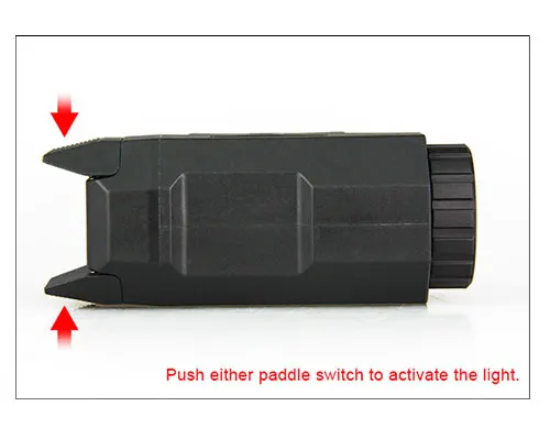 Тактический оружейный светильник APL пистолет светильник Ночная Эволюция Тактический светильник для охоты черный