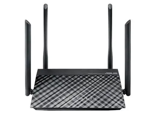 Двухдиапазонный Wi Fi роутер ASUS AC1200 с четырьмя антеннами 5 дБи и родительским