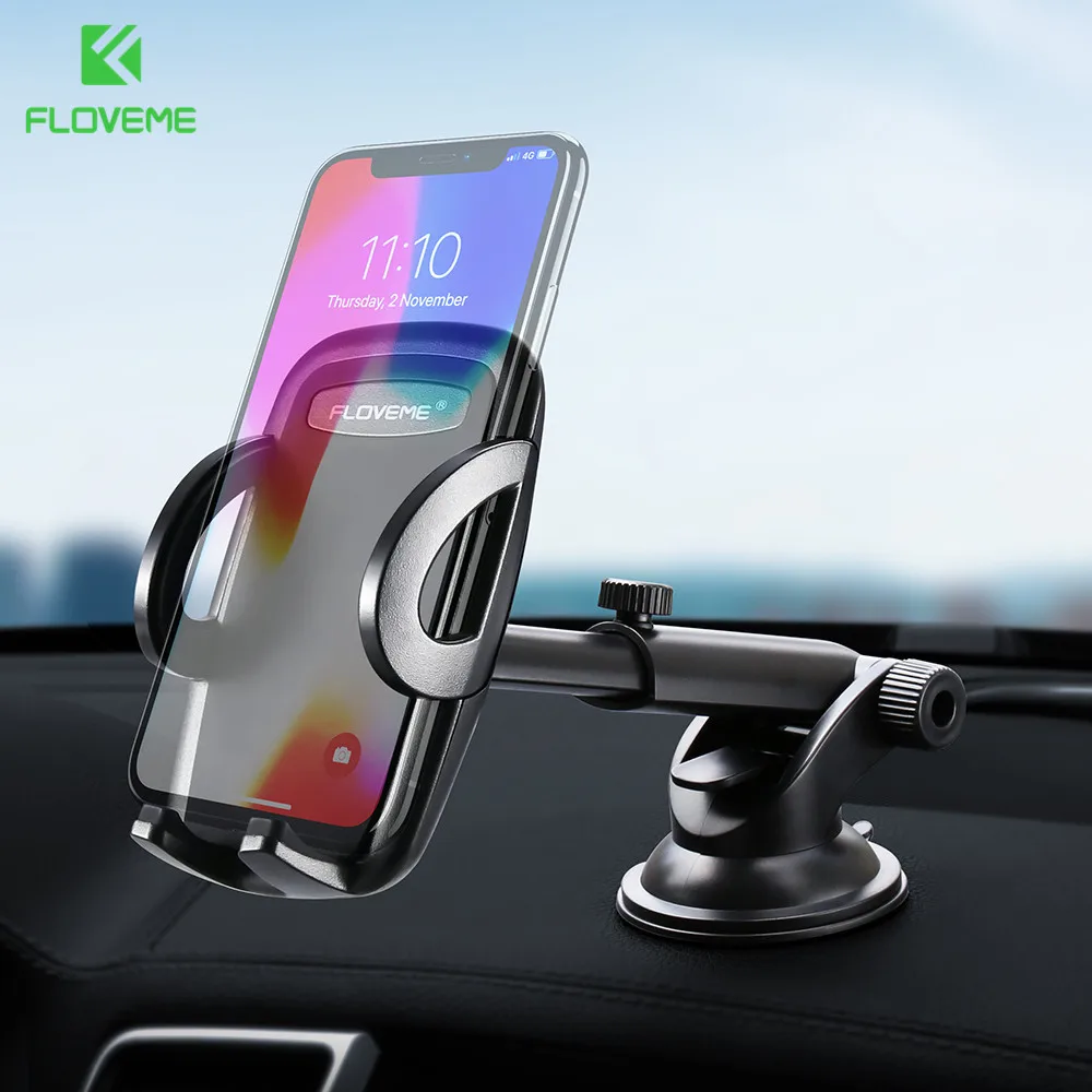 FLOVEME Car Phone Holder For iPhone Xs Max XR Phone Holder Car Mount