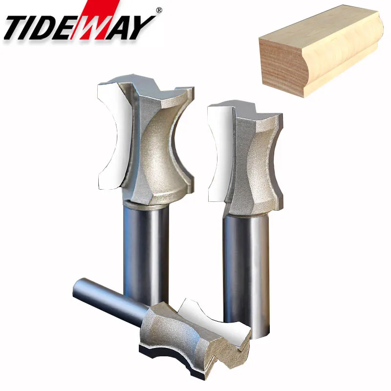 Tideway Woodworking Convex Edging Bit Flat Curved Blades Circular