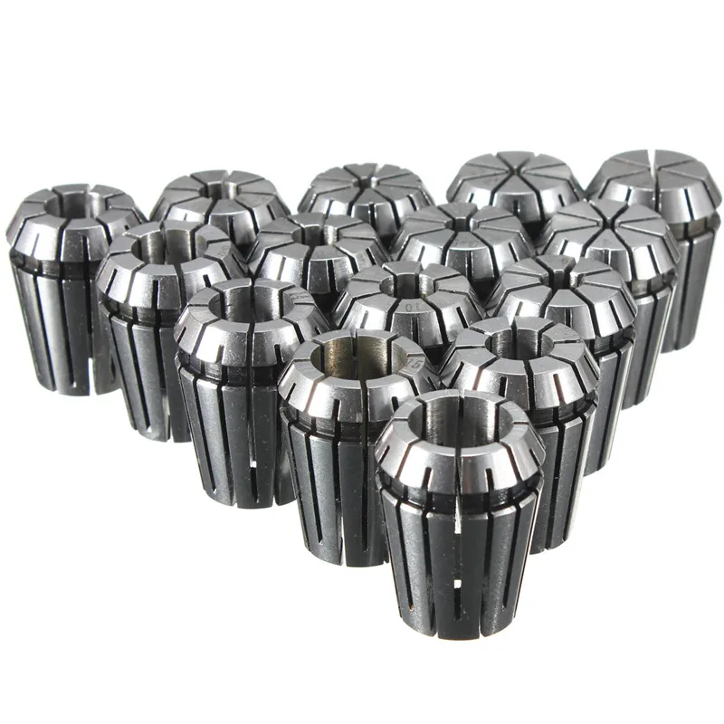 Freeshipping 15pcs/Set (2mm-16mm) ER25 Precision Spring Collet For Lathe Chuck For CNC Milling Engraving Machine Best Price Freeshipping 15pcs/Set (2mm-16mm) ER25 Precision Spring Collet For Lathe Chuck For CNC Milling Engraving Machine Best Price