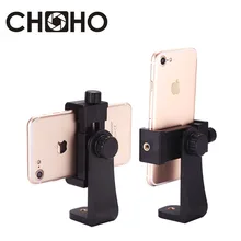 Держатель для телефона, вращающийся штатив, подставка, 1/4 дюймов, с винтовым отверстием, селфи-палка, телефон, большой зажим, аксессуары для Iphone X XS 8 7 6 Plus huawei