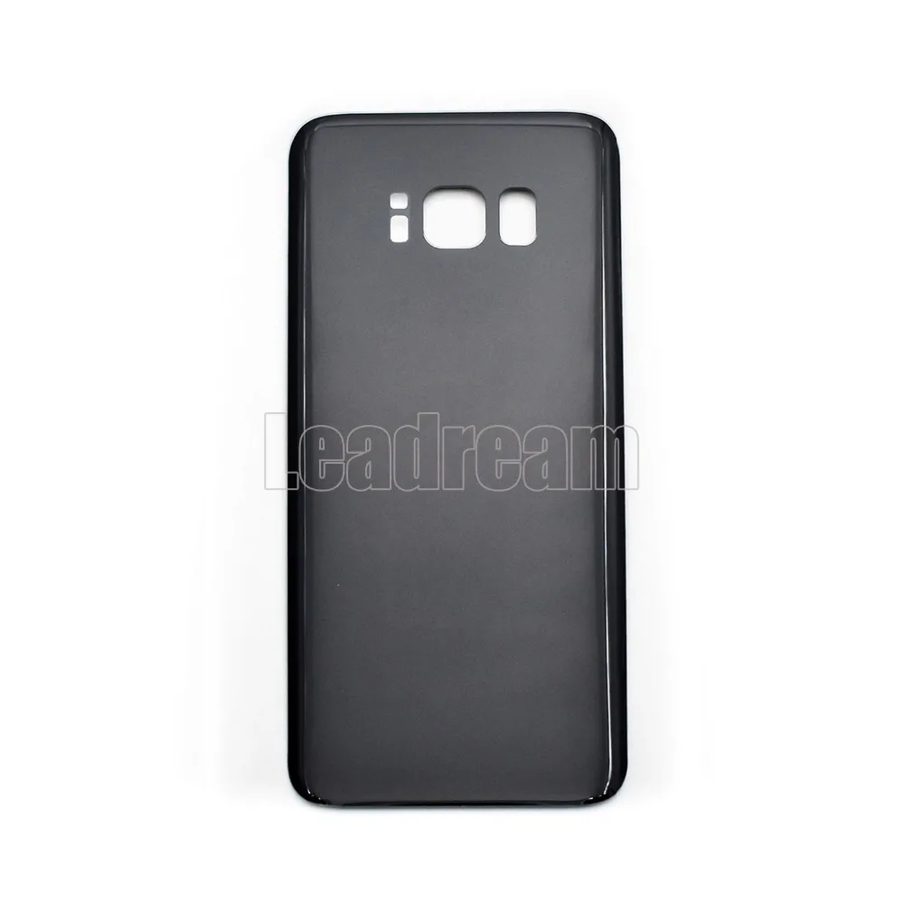 50 шт./лот DHL для Samsung Galaxy S8 G950 Задняя крышка батареи задняя дверь стеклянный корпус