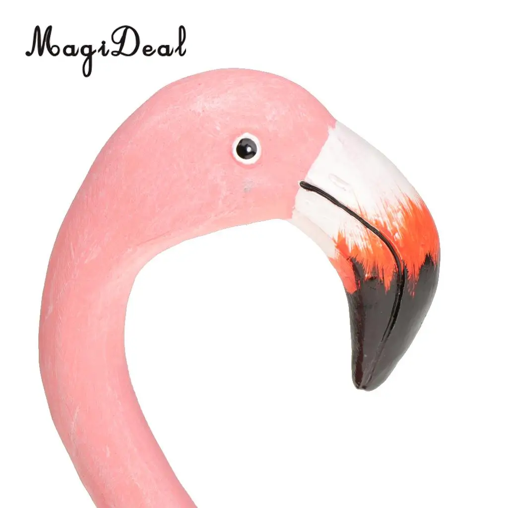Chic Flamingo Ormament Figurines Sculpture Wedding Decor Home Decoration 8 Styles 8-15cm, Pink