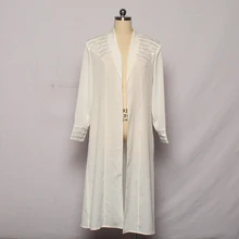 Mingli Tengda новые шифоновые Свадебные Обертывания Бисероплетение свадебное болеро Свадебный жакет длинное Болеро для невесты Женская chaqueta mujer