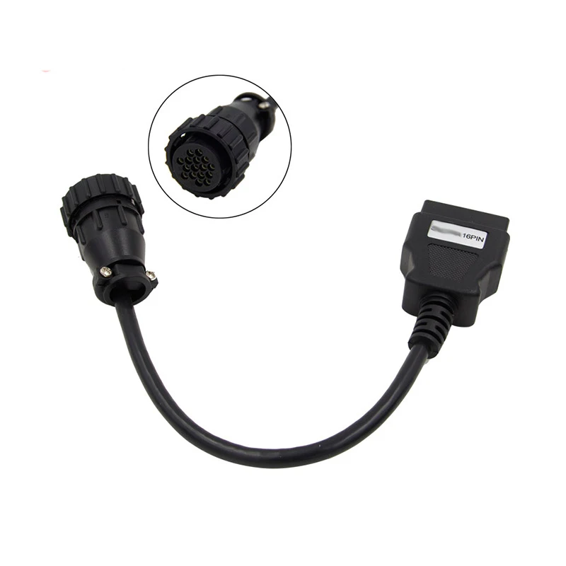 16pin OBD For SCANIA Truck To OBD2 16pin OBD Extension Cable 16 Pin OBD2 Connector Compatible TCS CDP Diagnostic Tool