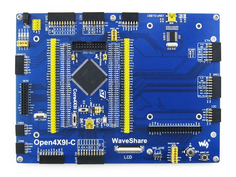 Макетная плата STM32 2 шт./лот STM32F429IGT6 STM32F429 ARM Cortex M4 + 7 дюймовый емкостный ЖК дисплей