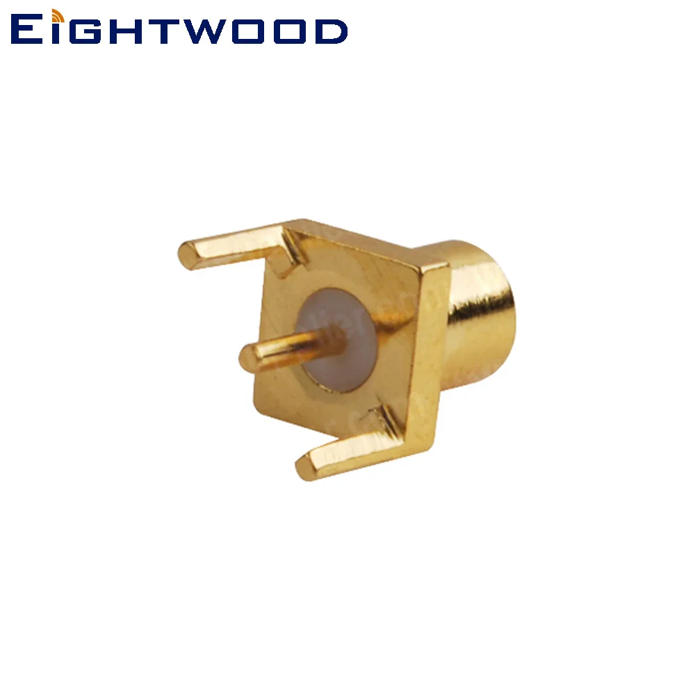 Eightwood MCX Jack Female RF Coaxial Connector Adapter Edge Mount PCB for Antenna Aerial GPS Telecom Satcom Base Station | Автомобили и