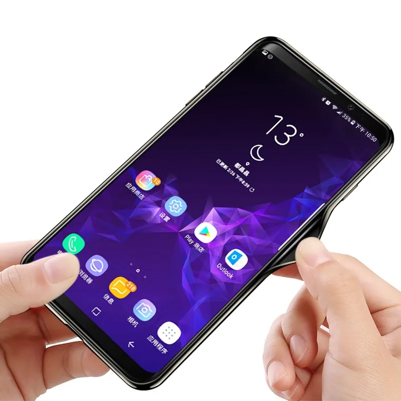 Чехол для samsung Note 10 plus Note 8 9, покрытие, зеркало из плексигласа, рамка из закаленного стекла, жесткая Противоударная задняя крышка для S10 Plus Lite