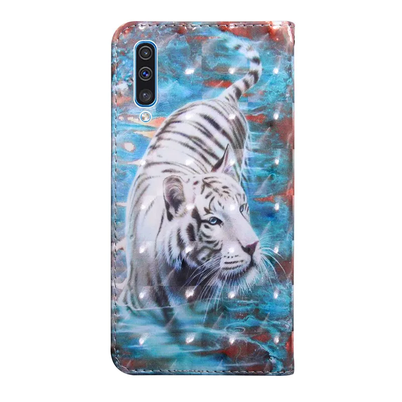 Кожаные чехлы для Samsung Galaxy A50 чехол A70 A40 A30 A20 A10 3D флип кошелек