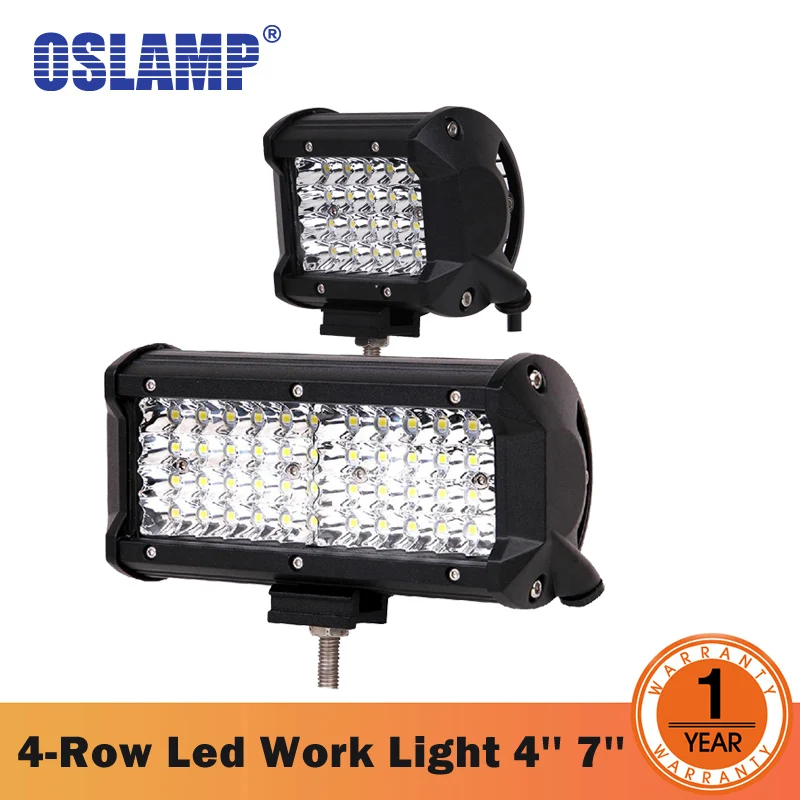 Oslamp 7 &quot4&quot 4 рядный светодиодный световой бар светодиодная балка для
