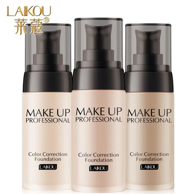 

Make Up Professional 3 Colors Liquid Foundation Moisturizing Concealer Oil-control Hydrating Foundation Cosmetic