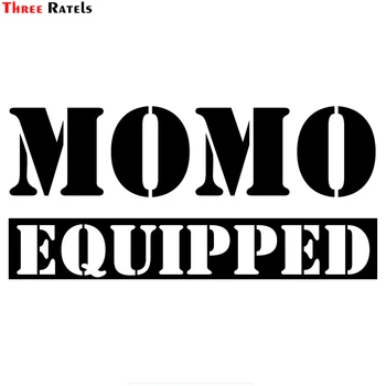 

Three Ratels TZ-1415 10x21.3cm MOMO EQUIPPED car stickers funny auto sticker decals