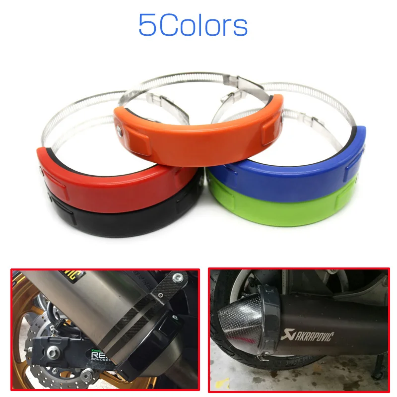 

Hot sell motorcycle accessories Silencer/Exhaust Oval Exhaust Orange Protector For HONDA VFR750 VFR800 /F X VFR1200X/F VFR 800 1
