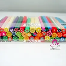 DHL-2500 шт. смешанный дизайн керамические Дизайн ногтей трости A_Grade Полимерная глина Дизайн ногтей тростника