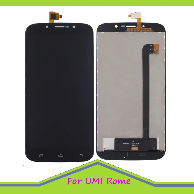 

LCD Display For UMI Rome Screen Display Touch Screen Assembly Phone Parts For Rome X LCD Display Free Tools