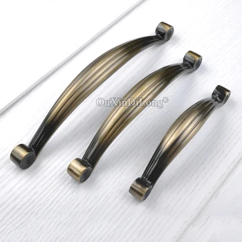 

European Elegant 2PCS Solid Alloy Kitchen Cabinet Door Handles Cupboard Wardrobe Drawer TV Wine Cabinet Pulls Handles and Knobs