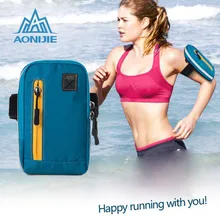 AONIJIE уличный наручный чехол для занятий спортом сумки монеты кошелек спортивный телефон мобильный кошелек ключ пакет с наплечным ремнем