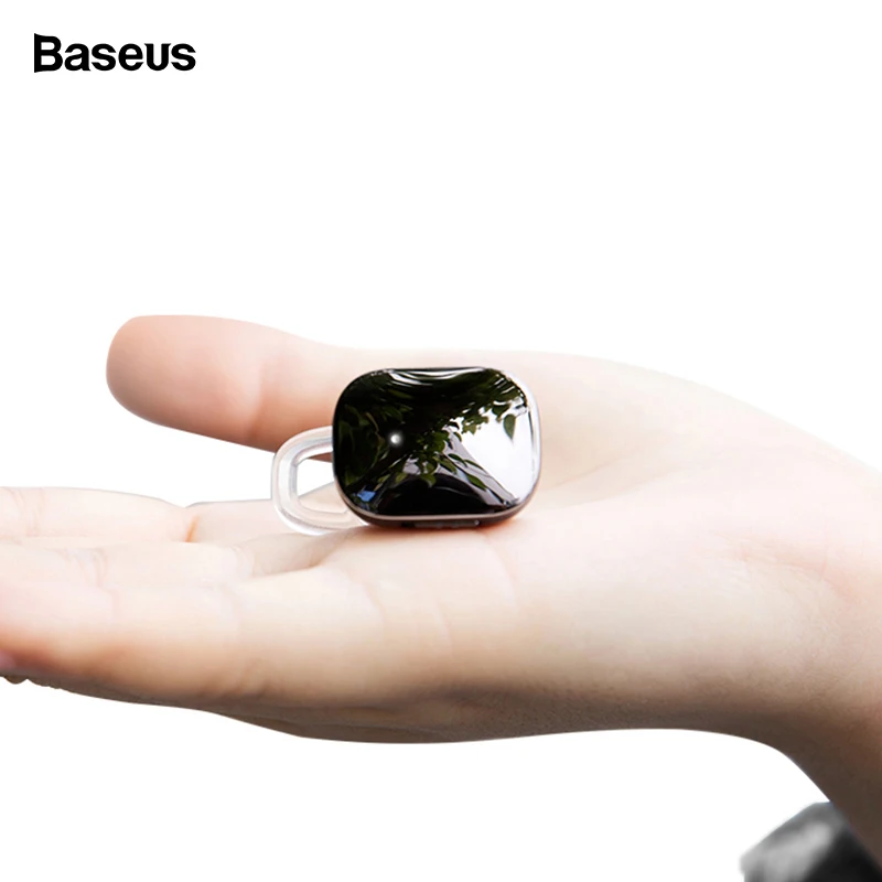 

Baseus Mini Bluetooth Earphone Hands-free Wireless Bluetooth Headset Headphone with Mic 4.1 Ear Hook Earbuds Earpieces For Phone