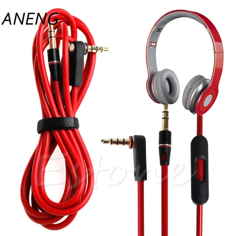 3.5mm Audio Cable 3 5 Aux Cable for Beats Solo HD Studio Pro Mixr Headphone Mobile Phone Speaker Aux Cord Wire