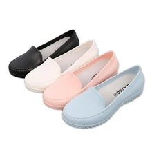 women rainboots qualtiy rubber garden shoes work protective labor shoes causal flats students low top wrok waterproof overshoes
