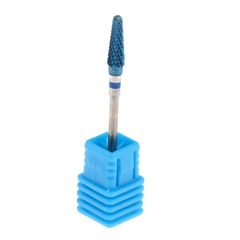 

Safety Carbide Nail Drill Bit Less Dust Acrylic Nail Files Bullet Drill Bit for Manicure Nail Art Tips Polish Gel Cleaning Tool