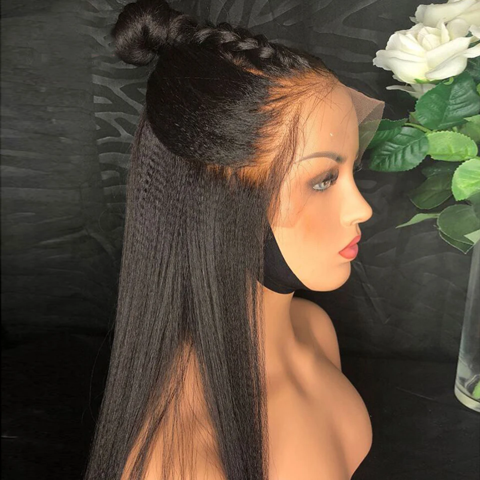 13X6 итальянский яки 250% плотность бразильский Remy странный прямо синтетические