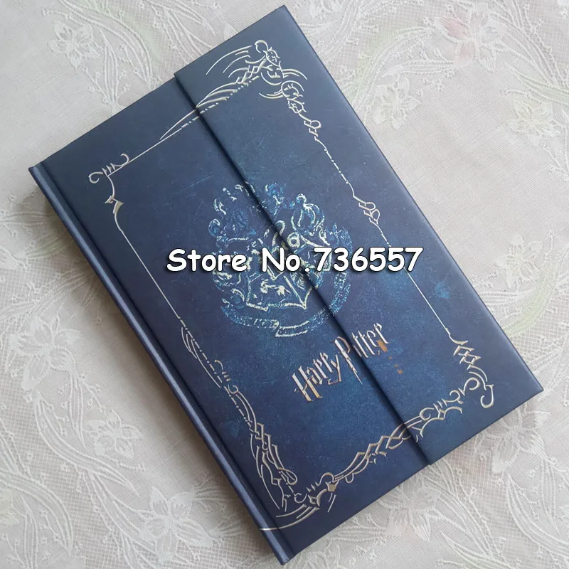 

Vintage Harry Potter Notebook Diary with 2017-2018-2019 Calendar Retro Hard Cover Agenda Schedule Planner Book Gift