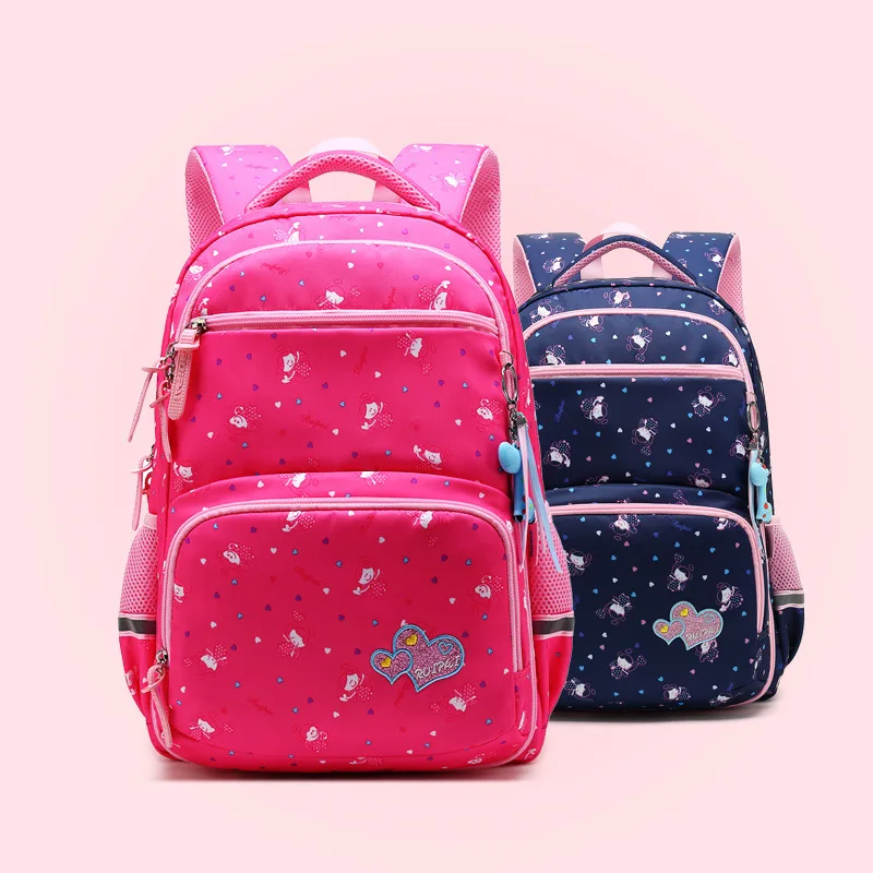 

2018 Children School Bag Girls Kids Satchel Primary school backpack princess Orthopedic Backpack schoolbag kids Mochila Infantil