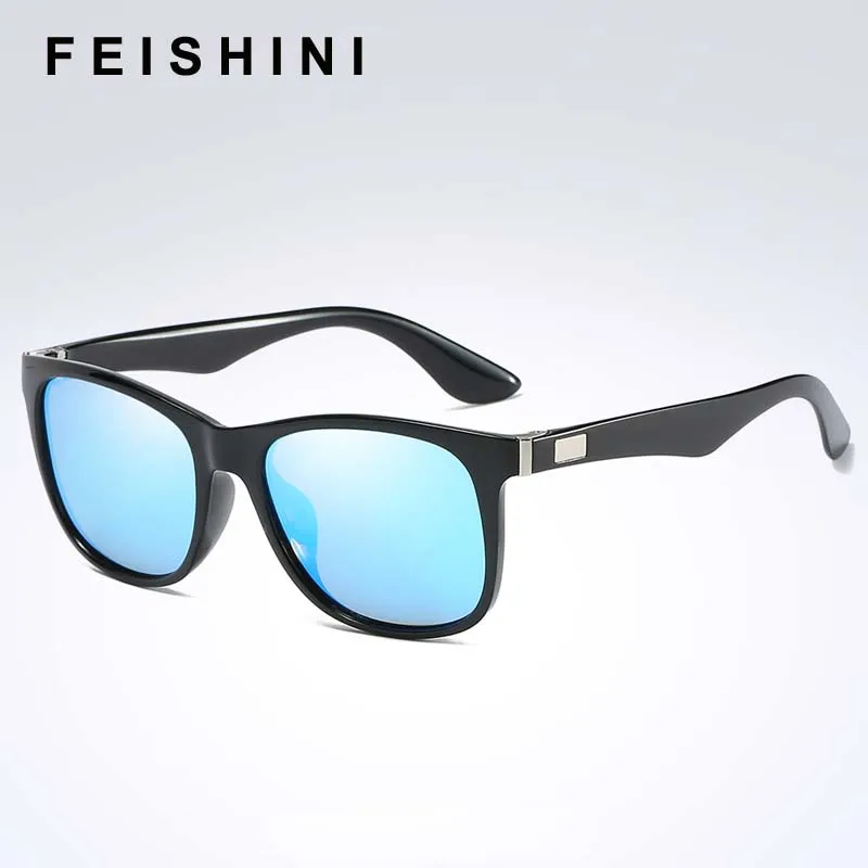 

FEISHINI 23g Plastic A539 Yellow Lens Cheap Mens Polarized Sunglasses Women UV400 Security To Protect Eyesight Sunglass Unisex